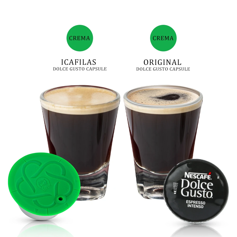 Upgraded Refillable Coffee Capsule For Dolce Gusto Reusable Stainless Steel Filter Cup Nescafe Cofee Machine Crema Maker | Дом и сад