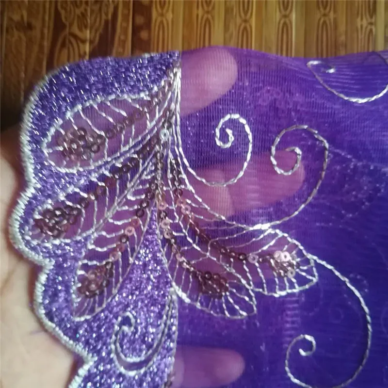 Блестящие Блестки африканская кружевная ткань швейцарская вуаль кружево