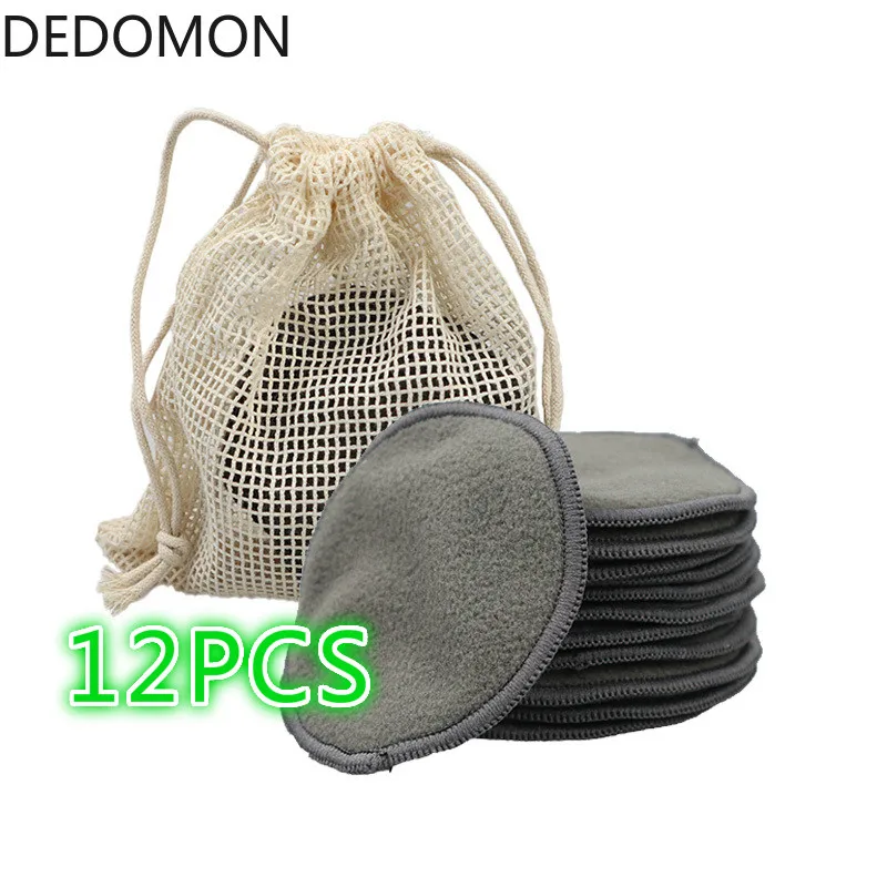 12 шт многоразовые хлопковые накладки для снятия макияжа груди макияж средство