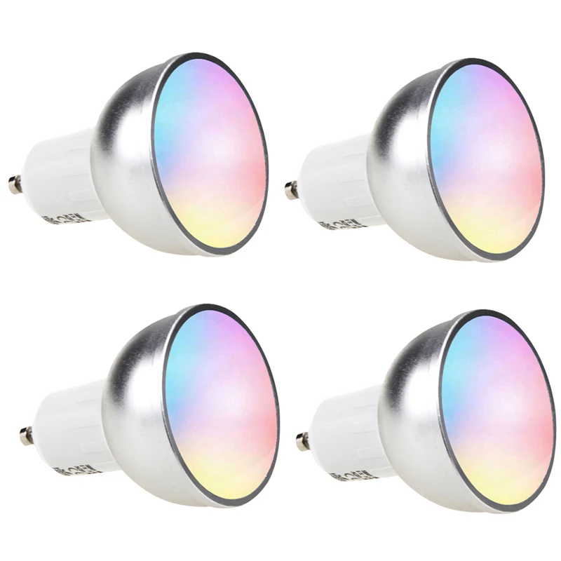 4PCS FrankEver Wifi умная Беспроводная лампа GU10 светодиодный умный пульт дистанционного управления совместим с Alexa Google Home - Цвет: 4PCS
