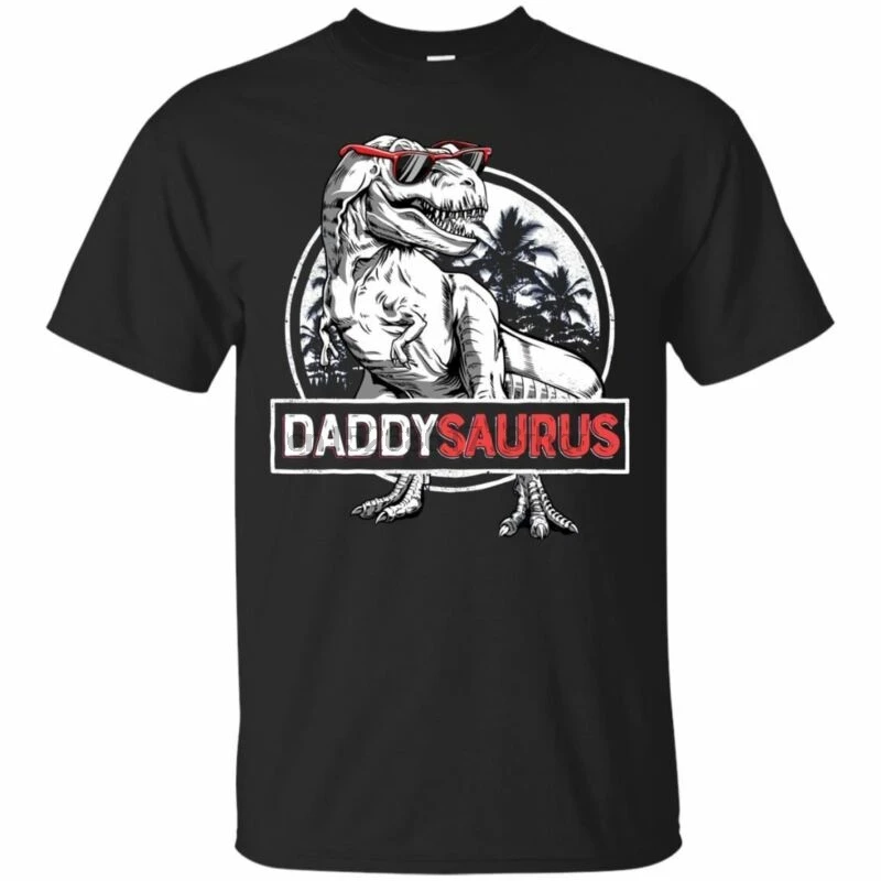 

Daddysaurus Trex Daddy Saurus Dinosaur Men Dad Papa Unisex Tee T Shirt