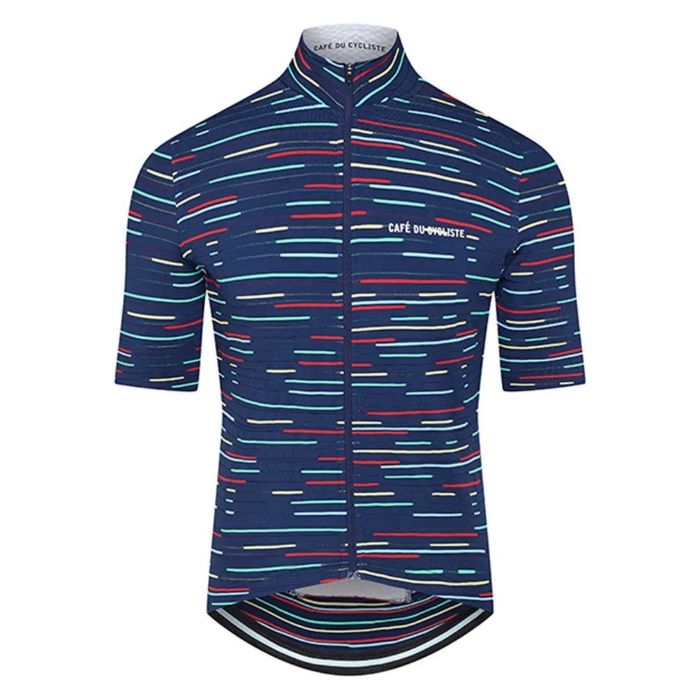 

Cafeducycliste Men Classic Cycling Jersey Set Summer Short Sleeve Kit Ciclismo Maillot MTB Bicycle Clothing Custom Ropa De Hombr