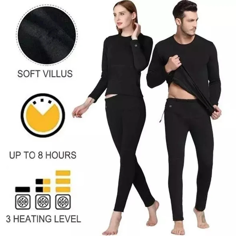 

Hot Sale Self Heating Thermals Pants USB Electric Heated Warm Pants Winter Warmer Heating Trousers Elastic X85