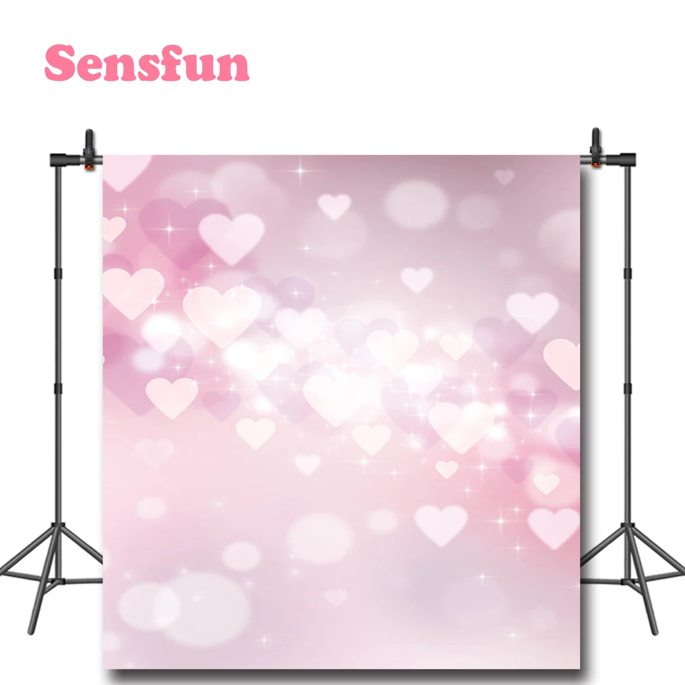 Sensfun розовый романтический фон для фотосъемки вечерние Фотофон высокое качество