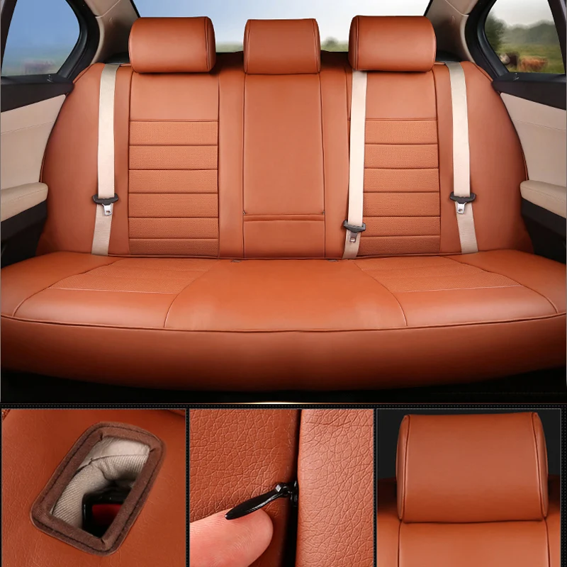 AutoDecorun 15 шт./компл. сиденье из натуральной кожи чехлы для Chevrolet Cruze 2009 2010 2011 2012-2015
