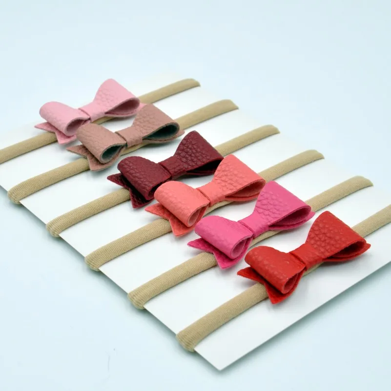 Повязка на голову детская из искусственной кожи 18 шт./лот 2 дюйма | Детская одежда