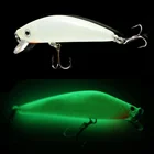 1 шт. 3D глаза светящаяся блесна Приманка 7 см 8g Ночная Рыбалка воблер Crankbait снасть искусственные жесткие приманки деформированные бас, рыболовные снасти Swimbait