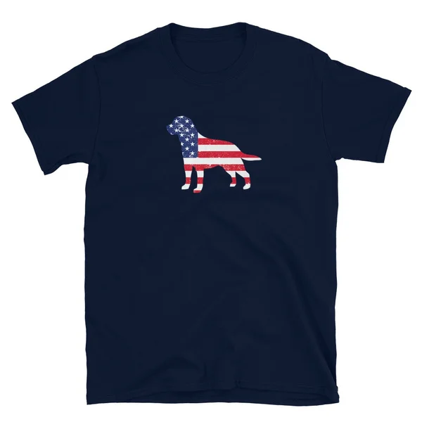 

Labrador Retriever American Flag 4th Of July Dog T-Shirt