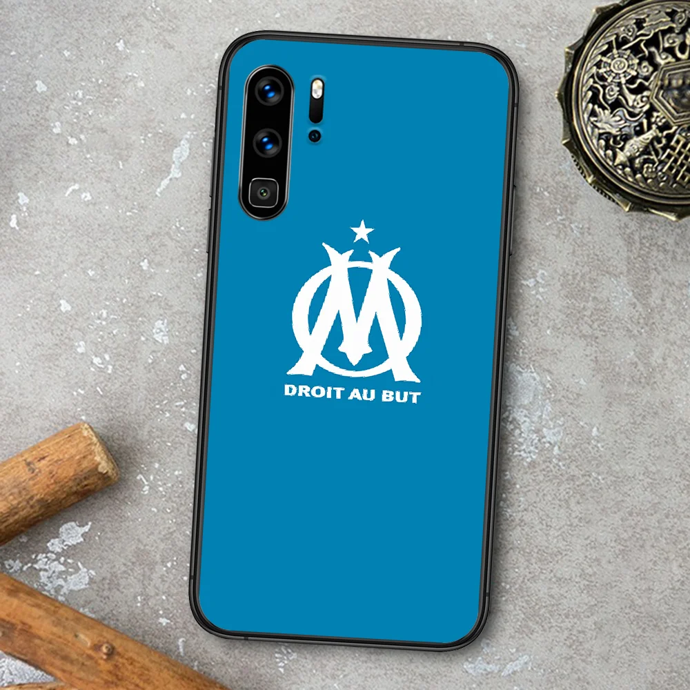 

Marseille Soccer Club Phone Case For Huawei P Mate Smart 10 20 30 40 Lite Z 2019 Pro black Prime Silicone Back Trend Coque