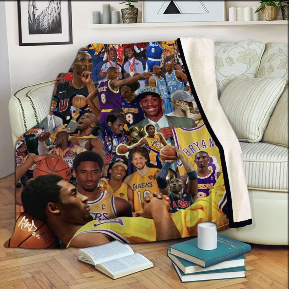 

Одеяло "Баскетбол" супер мягкие флисовые одеяла, прочный домашний декор, 3D модный принт, идеально подходит для дивана, кровати, всесезонного ...