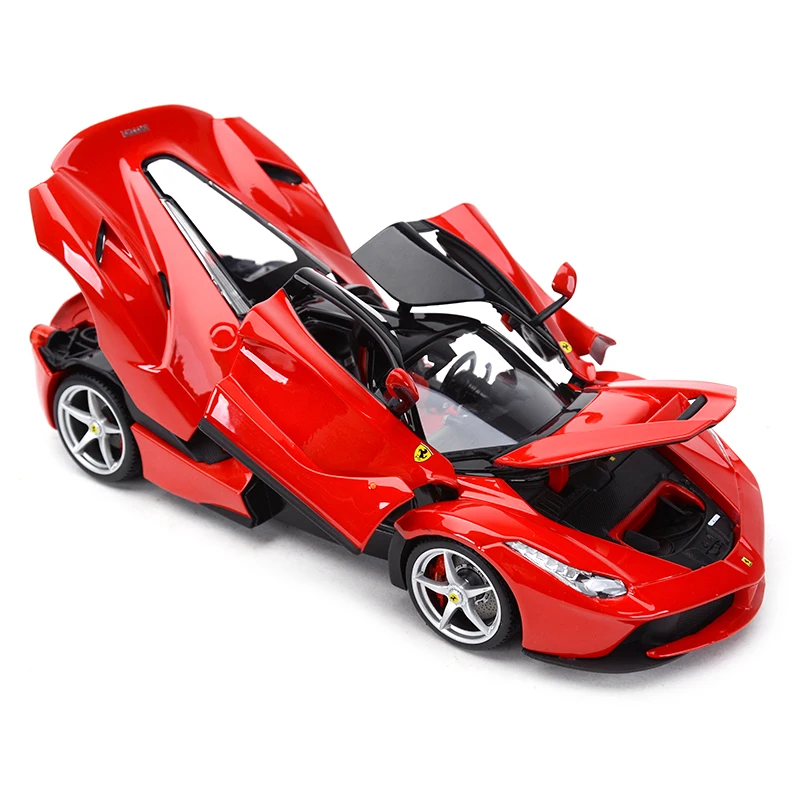 1:18 Bburago LaFerrari красно черный тонкий выпуск твердый переплет спортивный автомобиль