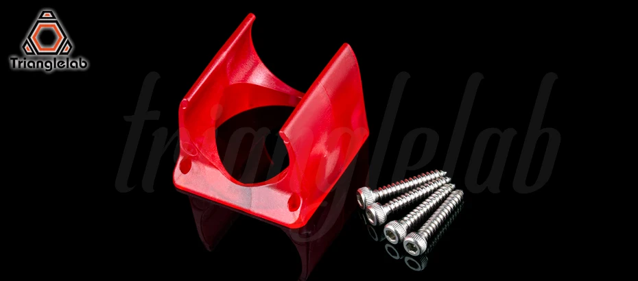 Trianglelab пользовательский кронштейн вентилятора для E3D V6 радиатор для E3D hotend кронштейн вентилятора радиатора для 3d принтера экструдер V6 prusa I3
