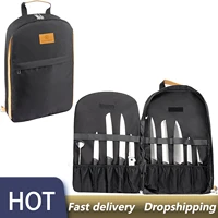 chef knife bag knife holder storage pockets 21 slots chef portable carrier bag knife cutlery kitchen cooking accessories tools