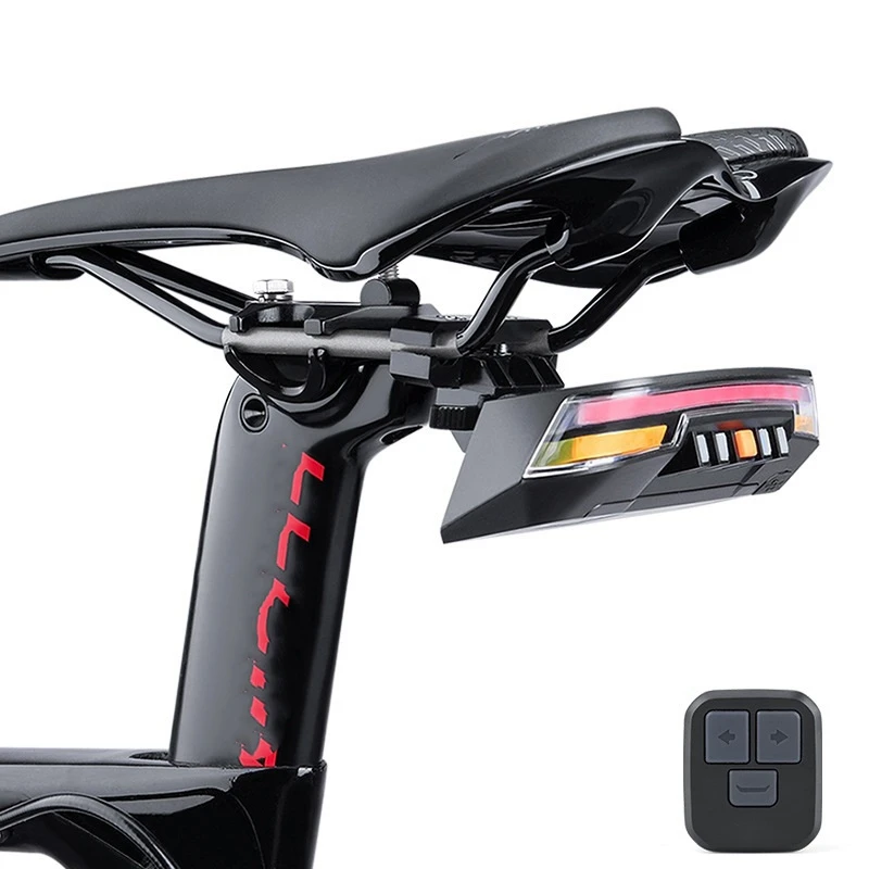 

Bike Tail Light USB Rechargeable Wireless Waterproof MTB Safety Intelligent Remote Control Turn Sign Bicycle Light Lamp