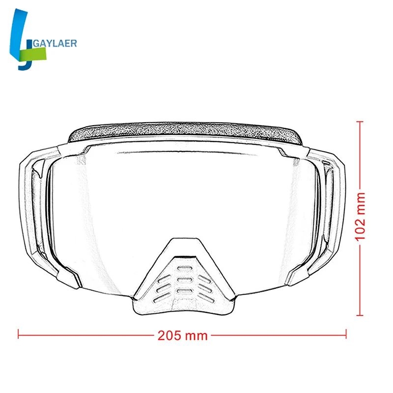 

Motocross European Men Women Goggles Glasses 3 Layer Foam Singer Len UV Racing Mask Sunglesses Protective Eyewear