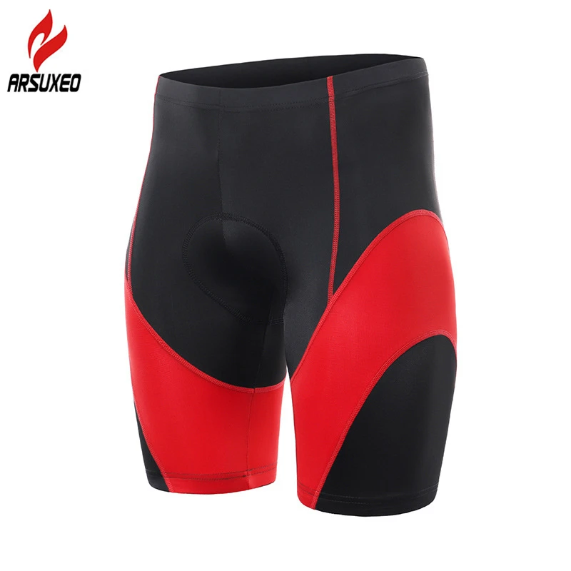 ARSUXEO мужские велосипедные шорты противоударные с губчатой подкладкой для