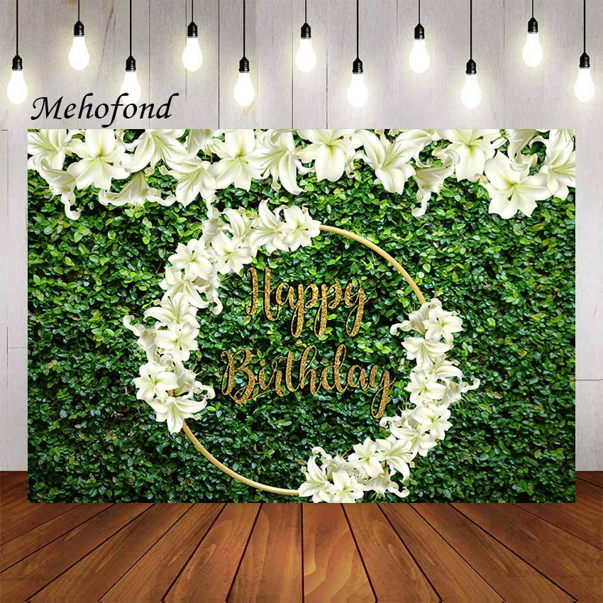

Фон для фотосъемки Mehofond с изображением цветов травы детского дня рождения украшения для вечеринки фон реквизит для фотостудии