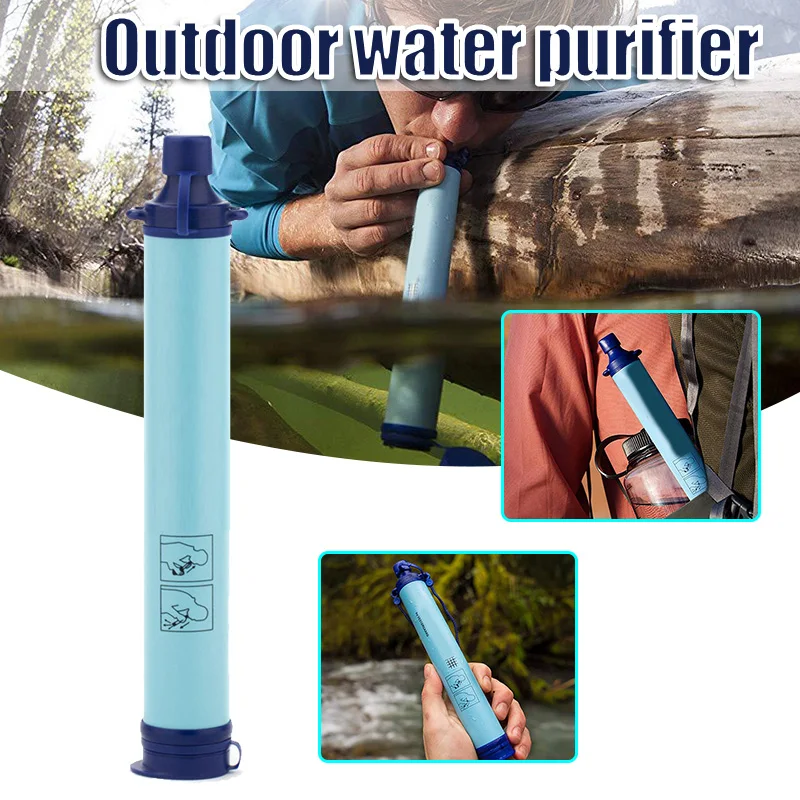 

Outdoor Water Filter Portable Water Purifier For Hiking Camping Travel And Emergency Preparedness Outdoor Tools Exterior