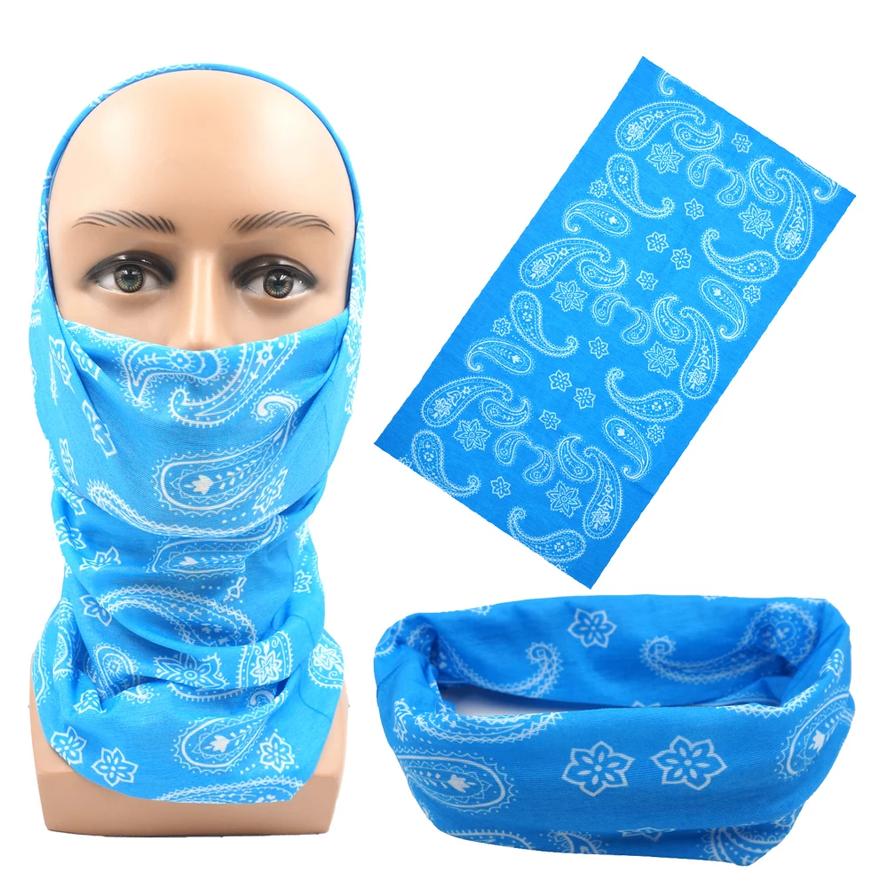 4 цвета с принтом Головастик банданы для велоспорта солнцезащитный шарф улицы