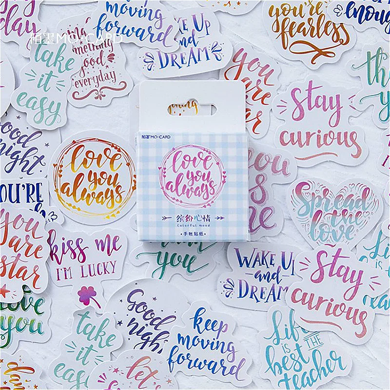 

2020 New Creative Colorful Mood Washi Tape Practical Planner Stickers Decorative Stationery Tape Masking Tape Adhesive Tape