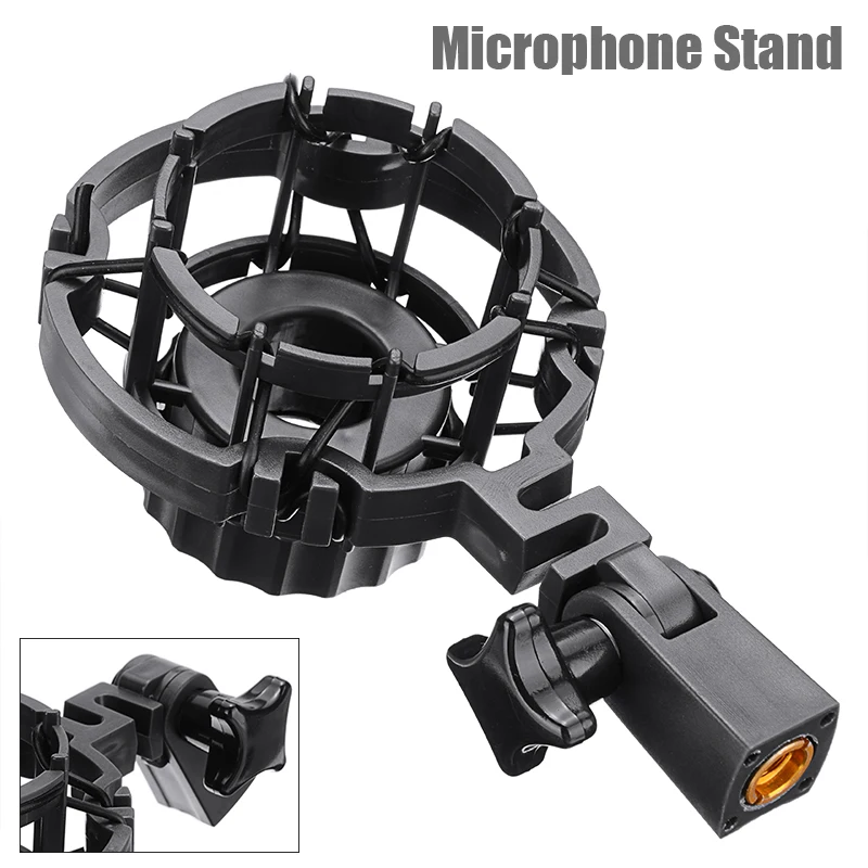Professional Microphone Shock Mount Stand Clip For AKG H-85 C3000 C2000 C4000 C414 Microphone Shock Mount Stand Clip Holder
