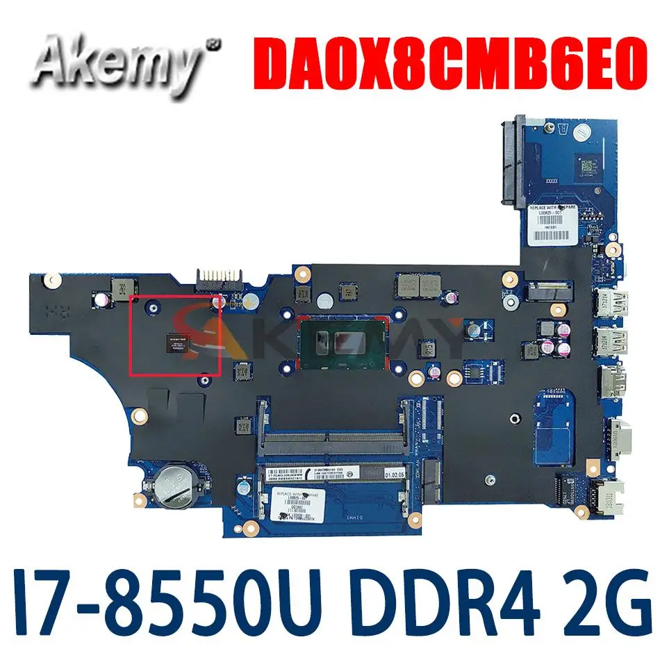 

Высококачественная Рабочая материнская плата для ноутбука HP Probook 450 G5 DA0X8CMB6E0 SR3LC L00825-001 DDR4 2 Гб, системная плата 100% протестирована
