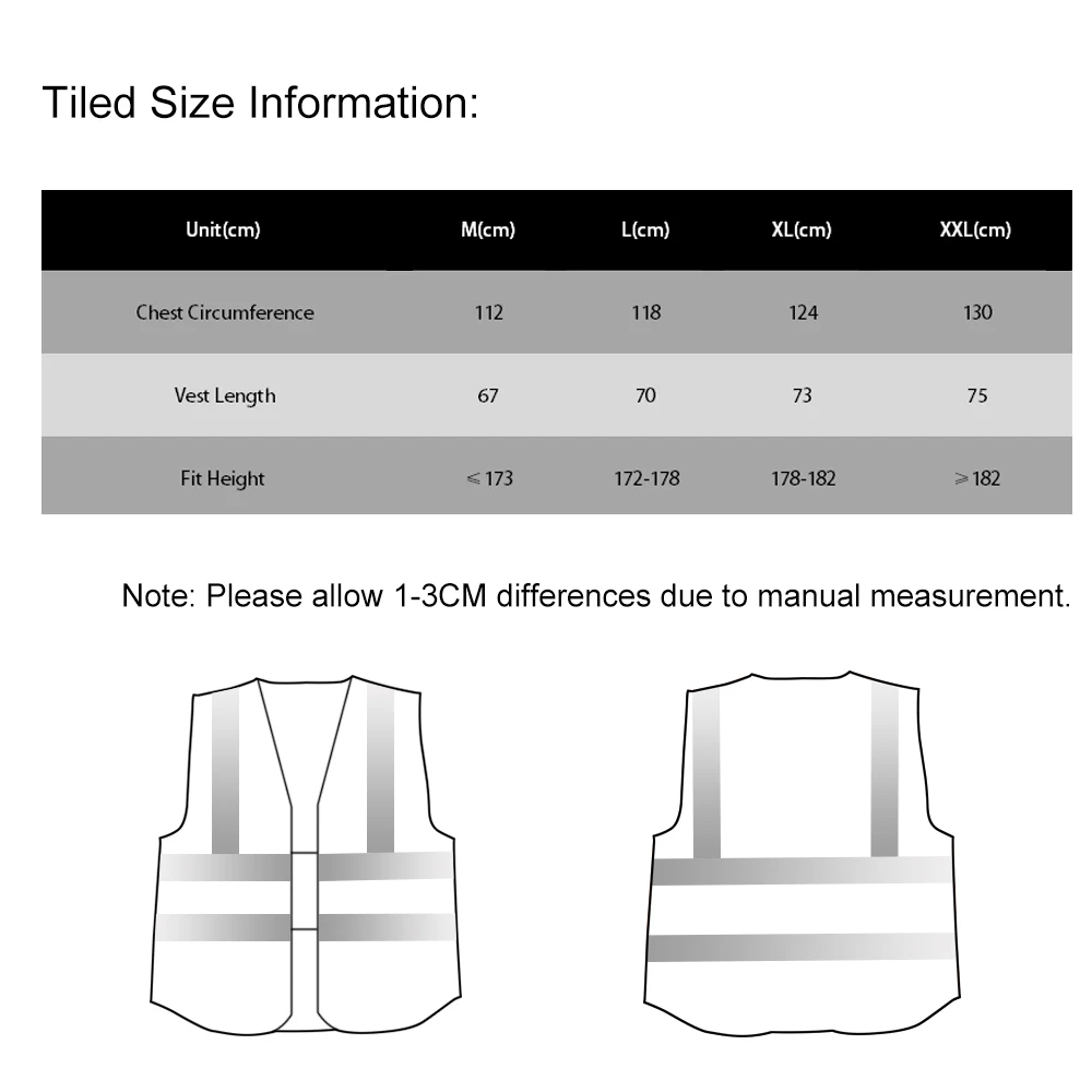 SFVest High Visibility Reflective Safety Vest Multi Pockets Workwear Security Working Clothes Waistcoat | Безопасность и защита
