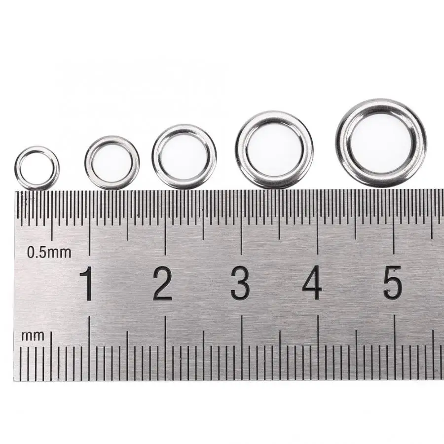 50 шт. рыболовные кольца из нержавеющей стали | Спорт и развлечения