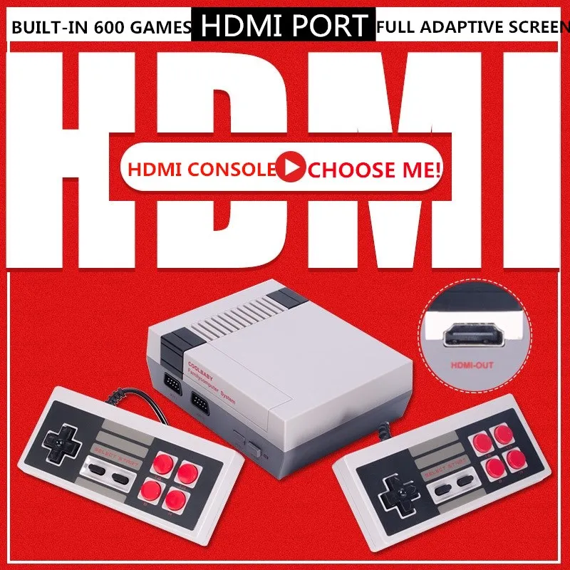 4K HDMI выход 8 бит Ретро Классический Ручной игровой плеер ТВ Видео игровая консоль