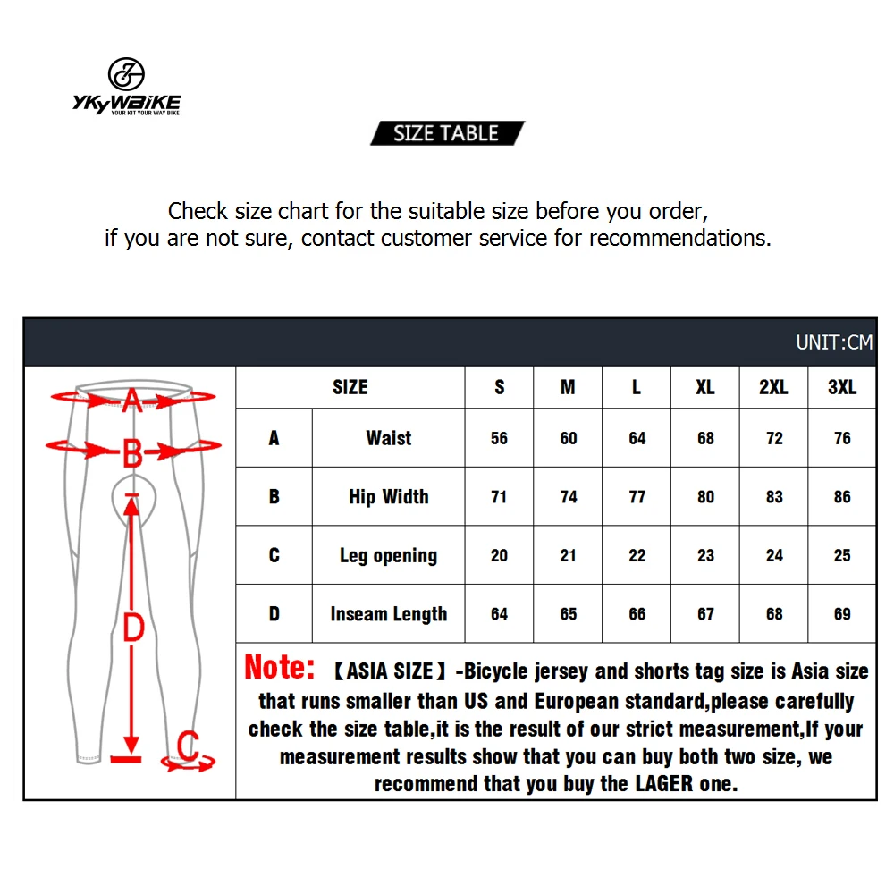 YKYWBIKE Black Cycling Pants Summer Long Cycling Trousers MTB bike Tights Bicycle Racing Trousers