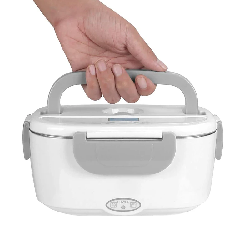 

110V 220V Electric Lunch Box Stainless Steel Car Home Office Heating Bento Box Kids Food Warmer Container Portable Set