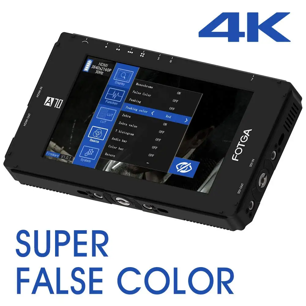 Переходное кольцо для объективов Fotga DP500IIIS A70 7 дюймов FHD IPS видео через функцию On