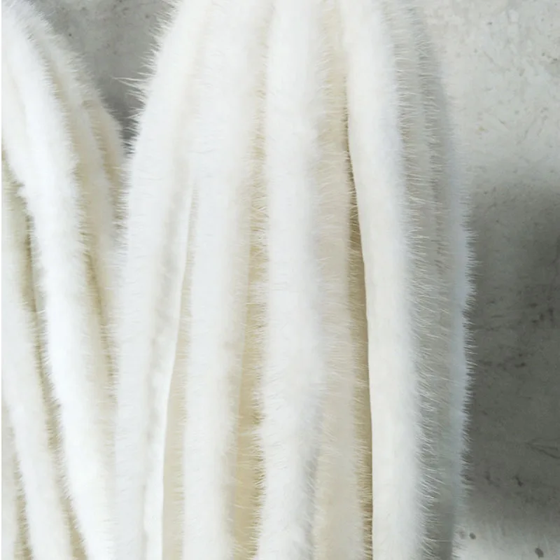 Лента из натурального меха норки пушистая отделка одежды аксессуары для шитья