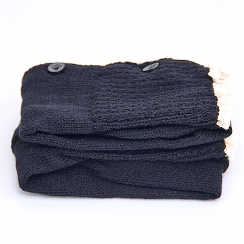 Новинка женские вязаные крючком чулки гетры Обложка для ботинка кружевные