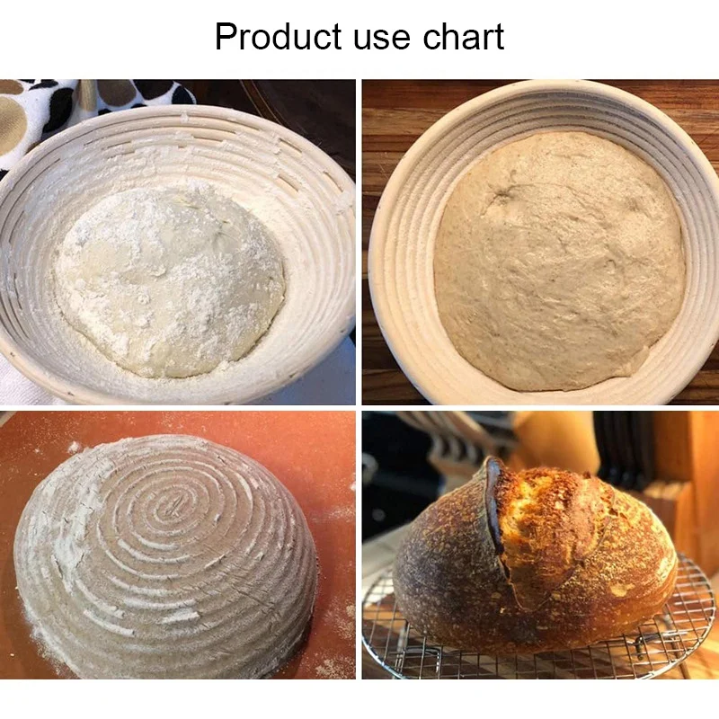 Ферментация хлеба корзины из ротанга Различные формы плетеная тесто Banneton