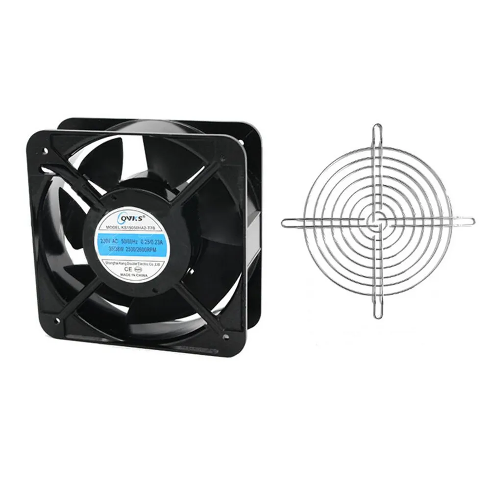 

For QVKS 15050 AC 220v KS15050HA2 Distribution Box Cooling Fan Axial Flow Fan 150*150*51mm Cooler