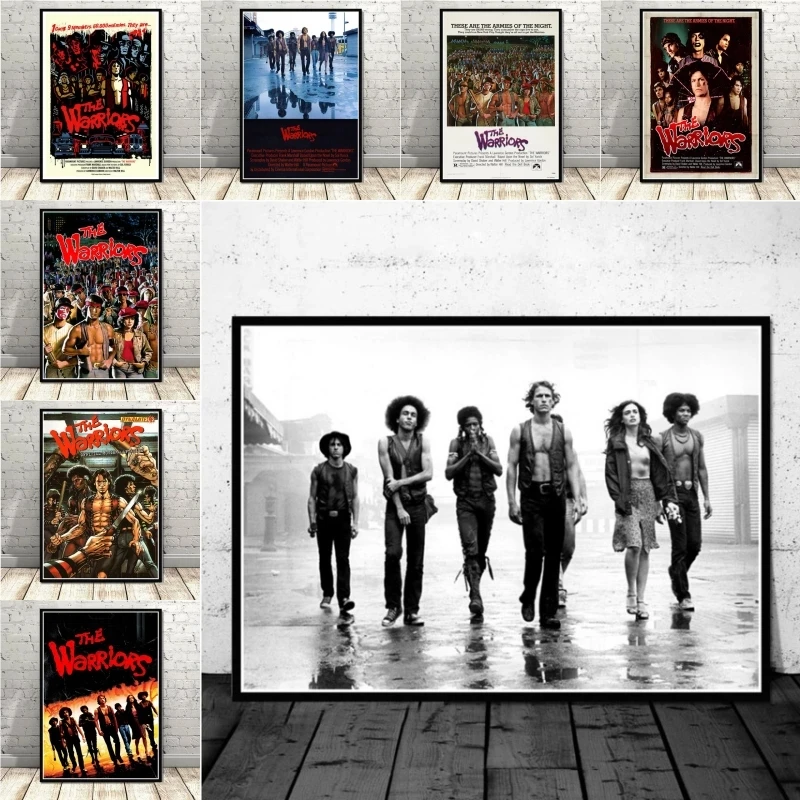 

The Warriors Classic Movie Star Cover Art Poster Canvas Painting Living Room Wall Picture Modern Home Decor Art Prints Gift
