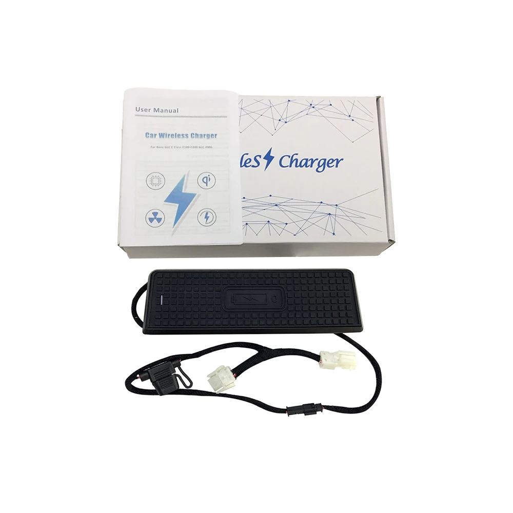 car qi wireless charger for bmw 3 series f30 f31 f32 3gt f34 f36 center console water cup holder trim qi fast charge board free global shipping