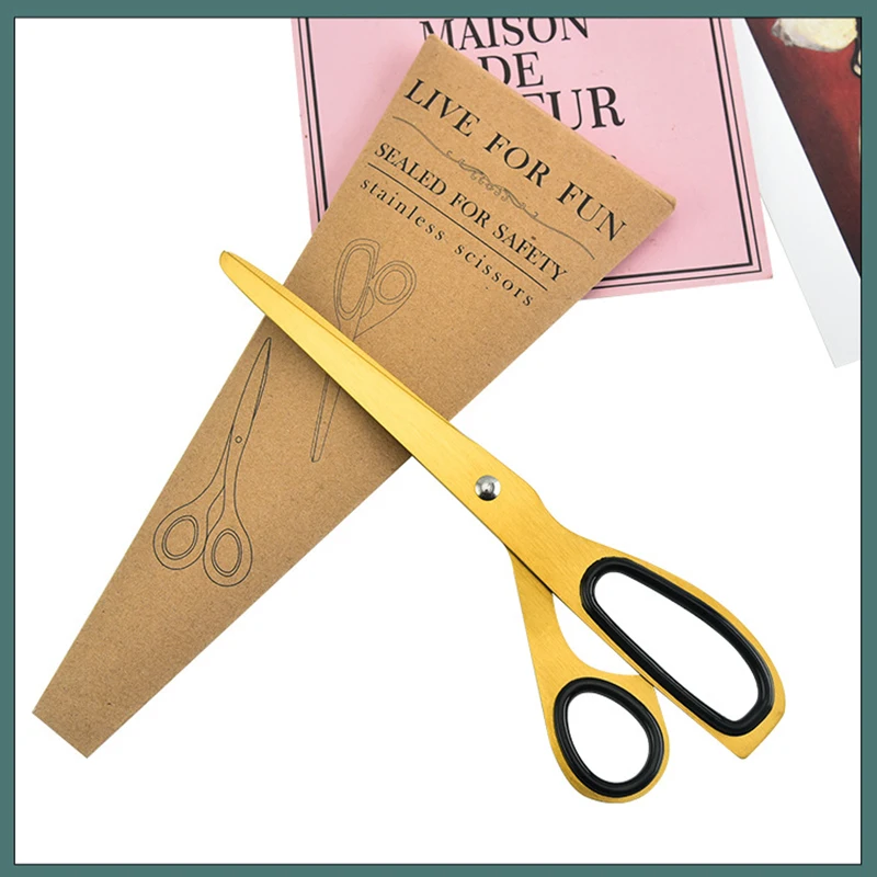 

European Simple Tailor's Scissors Stainless Steel Vintage Sewing Scissors for Needlework Tailor Shears Fabric DIY Tool Cutter