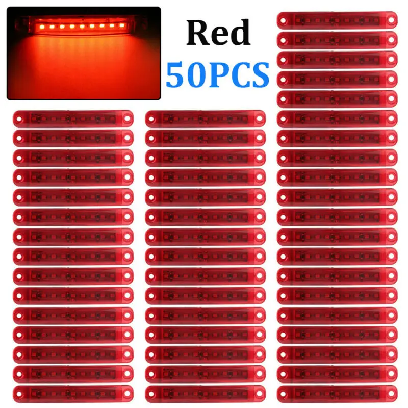 

Clearance Side Marker Trailer Lights Indicators Truck Assembly Waterproof