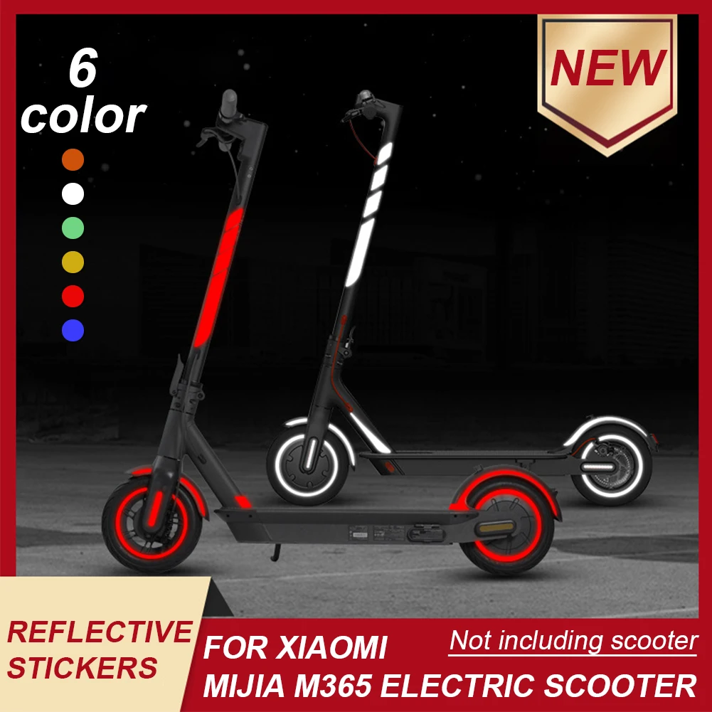 

Scooter Reflective Sticker Reflect Light Tags Paster Decals Night Warning Sticker For Xiaomi M365/Pro Scooter Parts