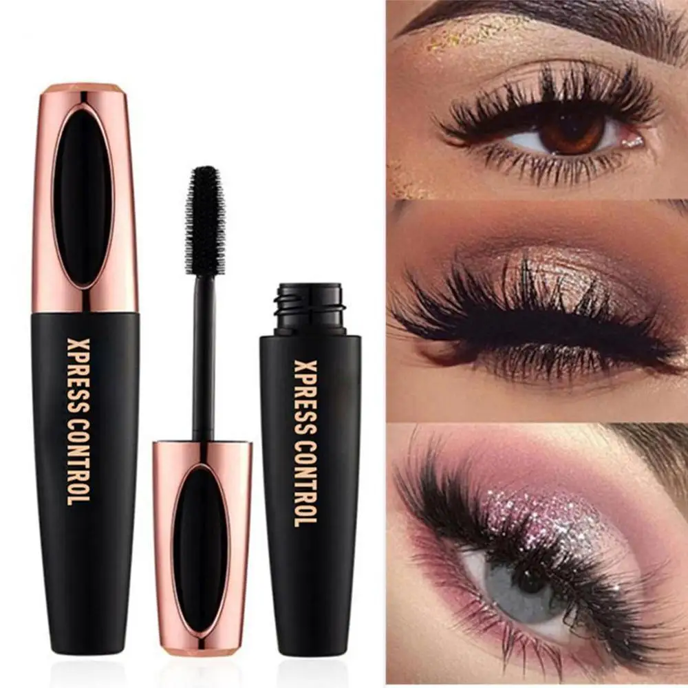4D шелковое волокно Удлиняющая Тушь для ресниц Водонепроницаемый подводка глаз