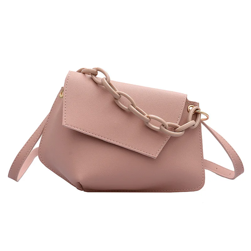 

Popular texture small bag new tide net red fashion shoulder bag ins chain messenger bag