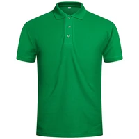 2021 new customize men polo shirt short sleeve advertising male polo shirt a677 deep green black white