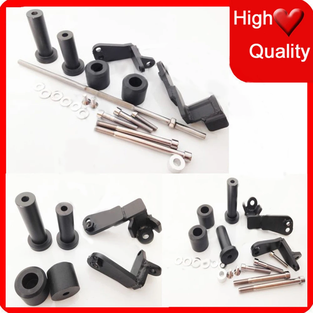 

Motorcycle For Suzuki Hayabusa GSX1300R GSXR1300 1999 2000 2001 2002-2007 Black No Cut Frame Sliders crash Falling protection