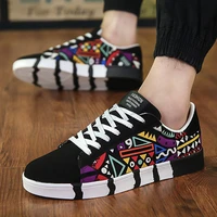 new men sneakers casual shoes men lovers printing fashion flat tenis masculino vulcanized shoes zapatos de hombre