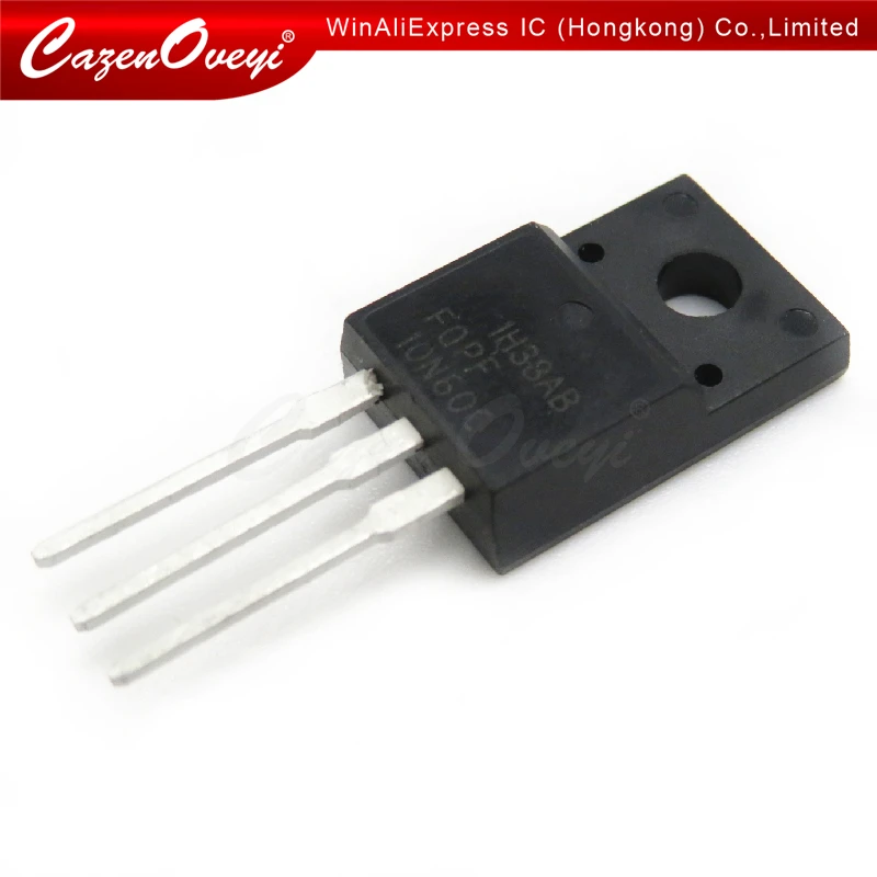 10 шт./лот FQPF10N60C TO 220 10N60C 10N60 TO220 FQPF10N60 Новый МОП транзистор в наличии|Транзисторы| |
