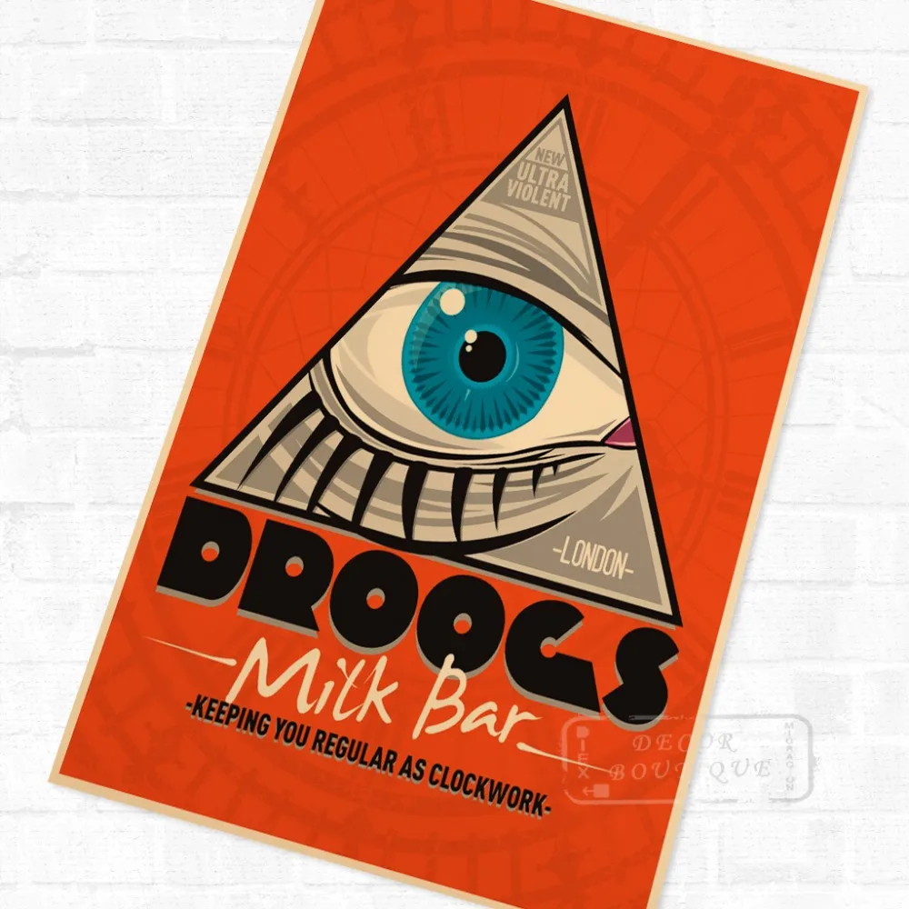 Заводная оранжевая капля молочная пленка для мини кино винтажные декоративные