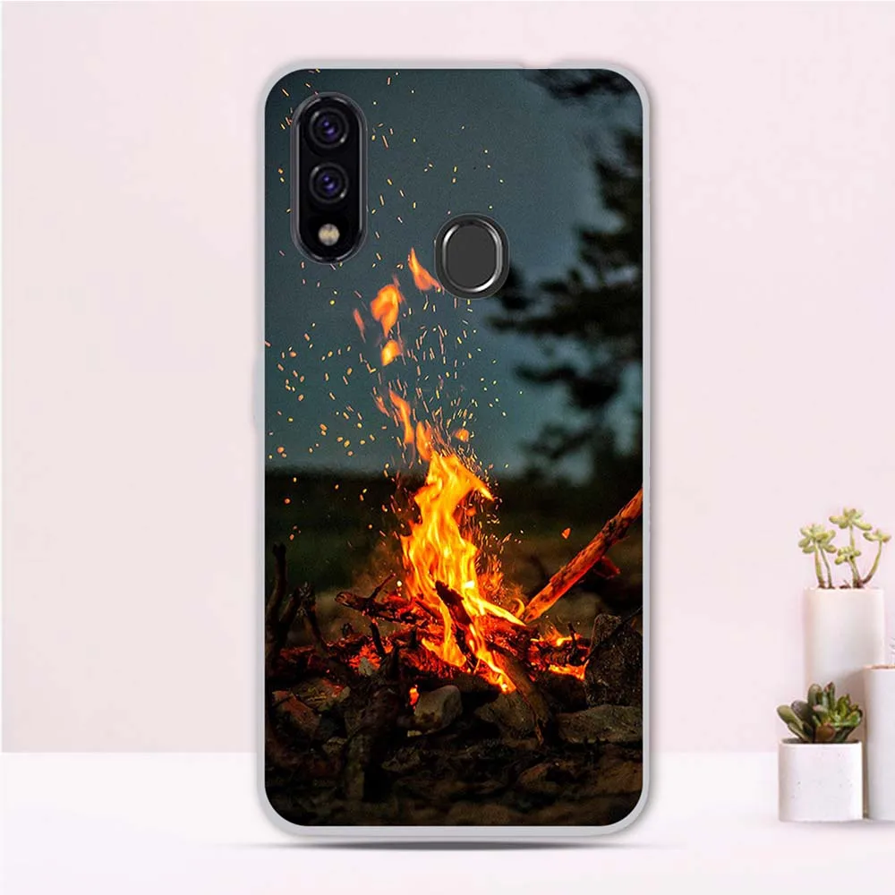 Мягкий чехол из ТПУ для ZTE Blade V10 силиконовый с мультяшным принтом телефона Vita |