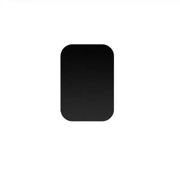 1Square Магнитная металлическая пластина крепление мобильного телефона магнит подставка для грузового автомобиля автомобильный держатель для телефона на магните универсальное железо лист диск 3m Стикеры - Цвет: 1Square